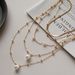 Pearl Pendant, Multi-layer Round Bead Necklace For Women, Fashionable New Retro Handmade Simple Necklace._ipsvogv.com
