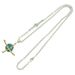 Personalized Diamond Inlaid Planet Cosmic Necklace Trend INS Fashion Brand Men's and Women's Punk Titanium Steel_ipsvogv.com