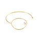2024 Winter New Women's Geometric Circular Armband with Unique Pearl Inlay Design, Versatile Bralet and Hollow_ipsvogv.com