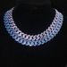 Men's Jewelry 12mm Wide Cuban Large Chain Zircon Necklace Cuban Chain Couple Necklace Hip Hop New Style_ipsvogv.com