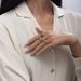 gold stainless steel zircon open ring high end ins ring titanium steel hand jewelry rings_ipsvogv.com