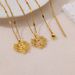 new products simple fashion hollow love flower 26 English letters diamond pendant necklace clavicle chain_ipsvogv.com