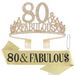 Large Alloy Full Diamond Digital Crown 40 50 80th Birthday Headband Etiquette Belt Crown Shoulder Strap Belt Set_ipsvogv.com