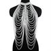 Hot Sales Sexy Women Pearl Shawl Collar Shoulder Long Pendants Necklaces Sweater Chain Wedding Dress Jewelry Accessories_ipsvogv.com