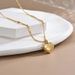 New Love Internet Celebrity Same Style Simple Temperament Light Peach Heart Clavicle Necklace Jewelry_ipsvogv.com