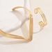 2025 new necklace bracelet set for women with exaggerated punk style design, collarbone chain, multi-layer open collar_ipsvogv.com
