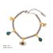 New Instagram Style Stainless Steel Blue Devil's Eye Bracelet, Female Fashion Niche_ipsvogv.com