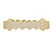 Unisex Hip Hop Braces 8 Teeth Micro Inlaid Zircon Single Row Gold Braces Hiphop Grillz Vampire Fangs_ipsvogv.com