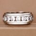 Cao Shi's Men's Wedding Ring: Extraordinary Ins Hip Hop Style Zircon Index Finger Ring for Men_ipsvogv.com