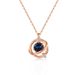 S Silver Dream Planet Necklace, Japanese Korean Personalized Clavicle Chain, Simple And Elegant Rose Gold Pendant,_ipsvogv.com