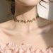 Ins Simple Fresh Forest Style Flower Necklace Embroidered Collarbone Chain Garden Romantic Sweet Lace Choker_ipsvogv.com