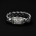 Hip Hop Men's 20mm Cuban Personality Plain Chain Copper Inlaid Zircon Bracelet_ipsvogv.com