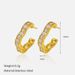 Women’s Jewelry Set Fashion Titanium Steel Diamond Cuban Chain Earrings Men And Women Personality Trend Jewelry Earrings Hot Products Recommended_ipsvogv.com