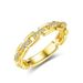 Cao Shi's Buckle Design: Women's Micro Inlaid Zircon Fashion Ring For Daily Matching, Simple Style_ipsvogv.com