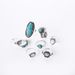 New Turquoise Carved Feather With 8-piece Joint Ring Set_ipsvogv.com
