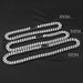 White Vinyl Men's Hip-hop, Women's Collarbone Chain, Contrasting Color, Cuban Thick Necklace, Trendy Necklace_ipsvogv.com