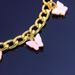 Hot Selling Titanium Steel Butterfly Anklet Colorful Acrylic Pendant Insect Butterfly Anklet for Women_ipsvogv.com