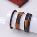 Hot Selling Multi-layer DIY Trendy Handmade Woven Men's Bracelet Leather Jewelry_ipsvogv.com