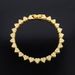 Unisex 6mm Heart Shaped Simple Diamond Necklace Men And Women Hip Hop Neck Chain Clavicle Chain_ipsvogv.com