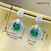 Cao Shi Flower 2024 High End Rich Lady Fashion Charm Queen Bride Earrings_ipsvogv.com