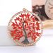 European And American Fashion Life Tree Colorful Diamond Inlaid Hollow Pendant Design Keychain Creative Exquisite Gift_ipsvogv.com