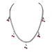 Women’s Jewelry Set Fashion Hot Red Cherry Pendant Necklace For Women Light Luxury Chain Niche Design High End Clavicle Temperament Gift_ipsvogv.com
