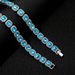 Women’s Jewelry Set Fashion Alloy High End Fashion Light Luxury Rhinestone Rock Sugar Necklace Ladies Light Blue Necklace Jewelry_ipsvogv.com