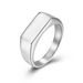 Men And Women's Jewelry Neutral Cold Style Simple Design Titanium Steel Seal Ring Genderless Niche Smooth Ring_ipsvogv.com