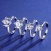 S925 Silver Hollow Ring Female Moissanite Ring Celebrity Style Six Claw Anti Real Diamond Finger Ring_ipsvogv.com