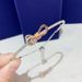 Rose Gold Two Color Bow Pull Out Bracelets For Women Elements Crystal Bracelets_ipsvogv.com