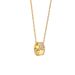 Small Waist Luck Beads Inlaid With Diamond Copper Necklace Gear Geometric Round Bead Pendant Couple Necklace_ipsvogv.com