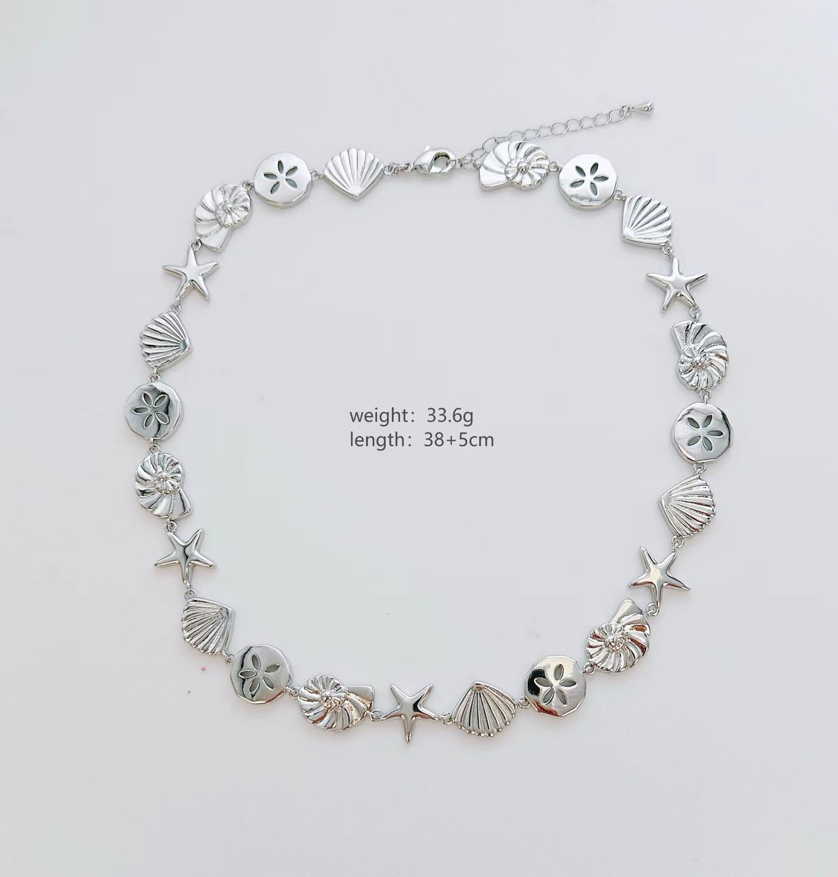 Popular Versatile Button Shell Star Necklace Design Accessories Collarbone Chain Bracelet_ipsvogv.com
