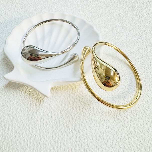 Small Niche Design, Big Head Water Droplet Bracelet, Cold And Cool Style, Minimalist Hollow Out Fashion, Exquisite Wrist_ipsvogv.com