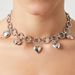 Qingdao Daiwei Jewelry 1 Simple Silver Heart Shaped Decorative Necklace Collar For Women_ipsvogv.com