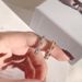 He Family Pig Nose Chain Pure Silver For Women, Japan South Korea, Simple Versatile, Paired Diamond Interlocking, Index_ipsvogv.com