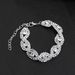 Fashion Rhinestone Bracelet For Women Simple Square Geometric Diamond Bracelet Shiny Wedding Accessories_ipsvogv.com