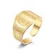 Titanium steel ring ring open adjustable stainless steel JESUS hand jewelry_ipsvogv.com