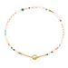 New Chinese Style OT Buckle Freshwater Pearl Collarbone Chain Women's White High-end Niche Natural Stone Necklace Light_ipsvogv.com