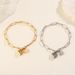 Simple Stainless Titanium Steel Love Pendant Bracelet For Women's Best Friend Jewelry_ipsvogv.com