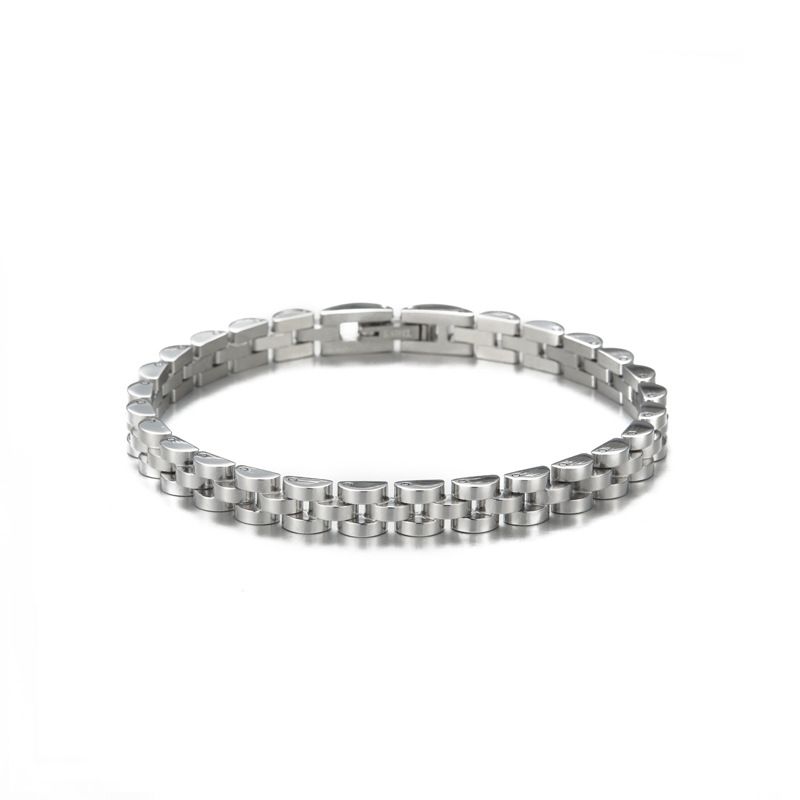 Women's Jewelry Set Fashion Stainless Steel Bracelets Fashionable Men's And Women's Electroplated Titanium Steel Watch Strap Bracelet_ipsvogv.com