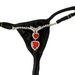 Ladies double heart rhinestone body chain sexy thong love panties fashion accessories female body chain_ipsvogv.com