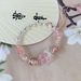 Sweet Glass Flower Butterfly Bamboo Knot Tassel Geometric Bracelet With Fashionable Design, Niche Temperament, High-end_ipsvogv.com