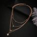 Fashionable And Personalized Gold-plated Multi-layer Sun Bell Necklace With Collarbone Chain For Women_ipsvogv.com
