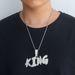 Unisex Hip Hop Burr Letter Pendant Necklace Uppercase DIY Letter Necklace Splicing Combination Personality Pendant Jewelry_ipsvogv.com
