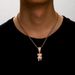 Hot Selling English Letter Copper Set With Zircon Full Diamond Pendant Clavicle Chain Necklace_ipsvogv.com