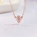 Dreamy Little Angel Necklace For Women Elements Crystal Light Luxury Clavicle Chain_ipsvogv.com
