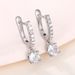 Cao Shi's Simple Design Sense Single Diamond Ear Buckle Youth Style Earrings for Women Korean Edition Fresh and Cute Female Earrings_ipsvogv.com