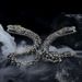 Black Snake Silver-Plated Bracelet For Men, High-End Niche Design, Unique Medusa Rattlesnake Hip-Hop Bold Style_ipsvogv.com