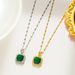 2023 Summer Zircon Necklace Women's Colorless Luxury High Grade Titanium Steel Lock Bone Chain Jewelry_ipsvogv.com