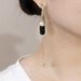 Women's Earrings Style Long Asymmetrical Tassel For Women With Round Faces, Slimming, Fashionable, Light And High-end_ipsvogv.com
